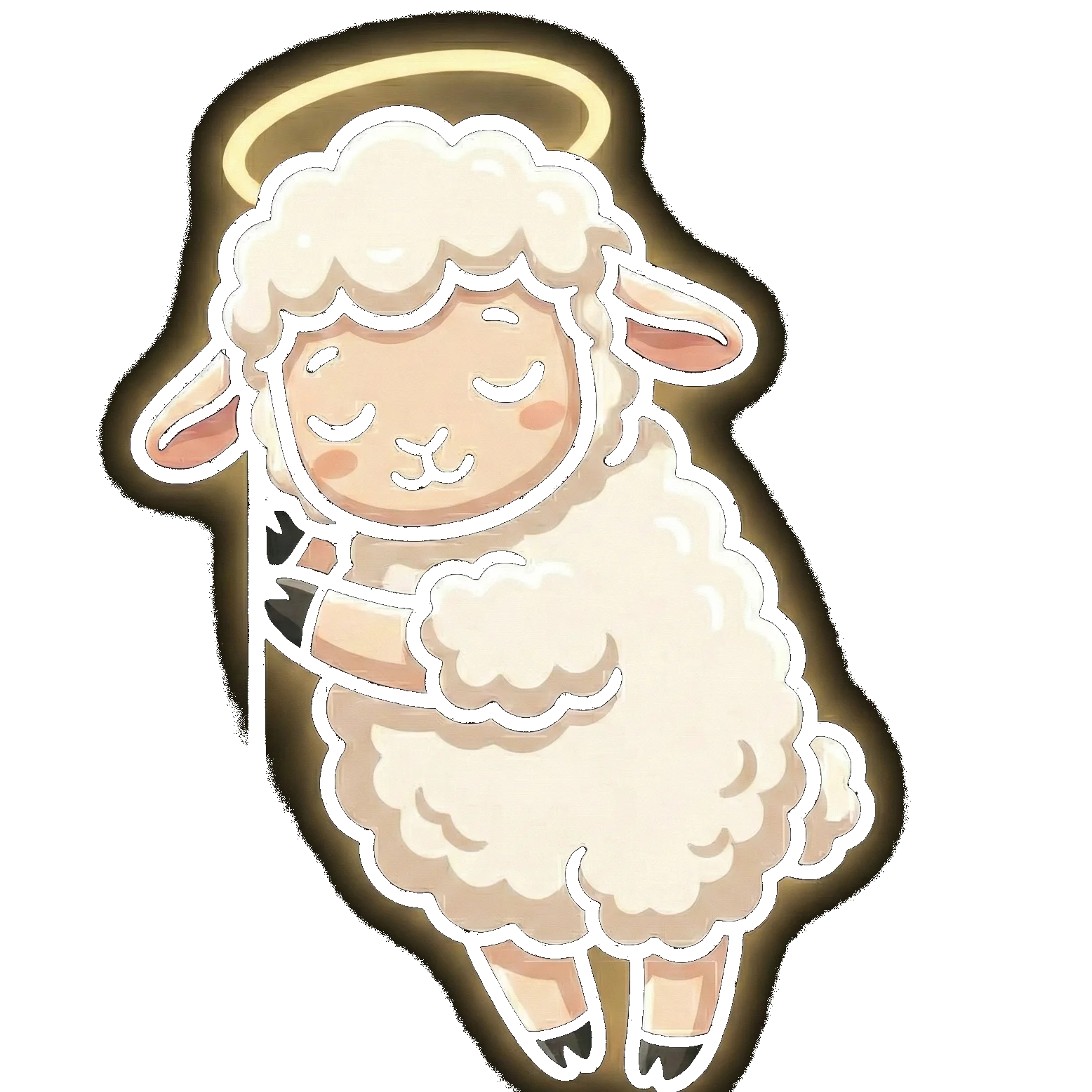 Wooly leaning on the header